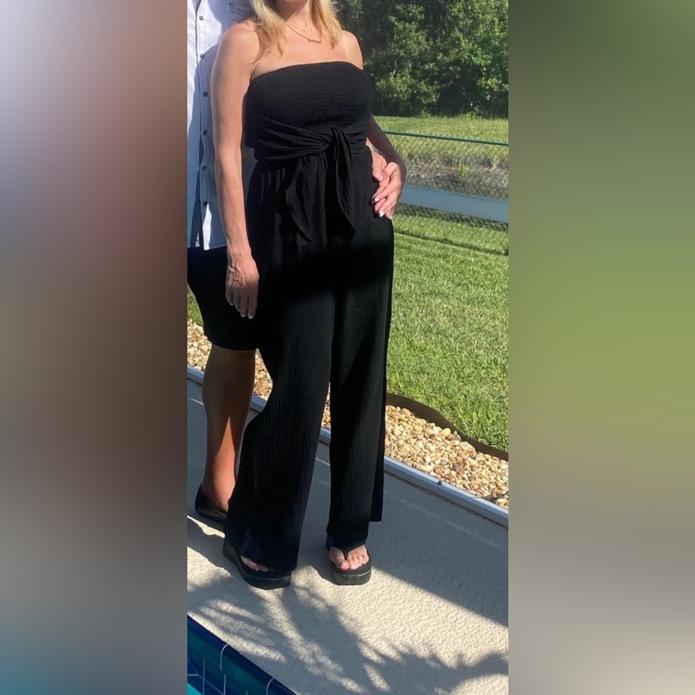 Black jump suit new